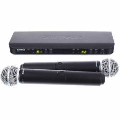 Shure BLX288E/SM58 Kablosuz Çift El Telsiz Mikrofon Seti