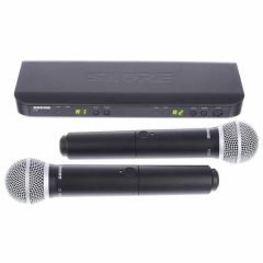 Shure BLX288E/PG58 Kablosuz Çift El Telsiz Mikrofon