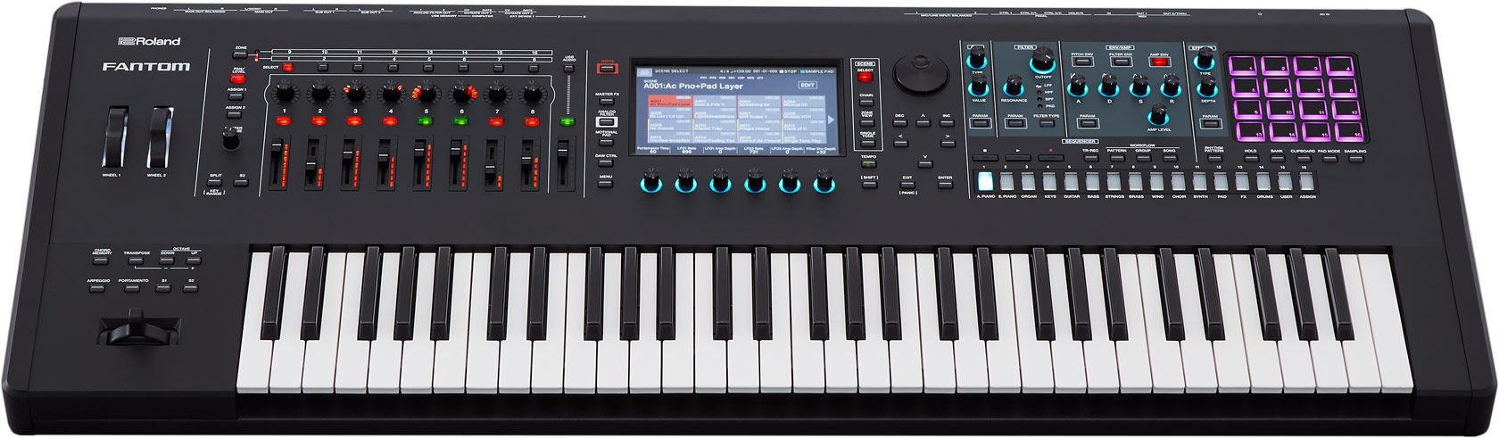 Roland FANTOM-6 Workstation Performans Klavyesi
