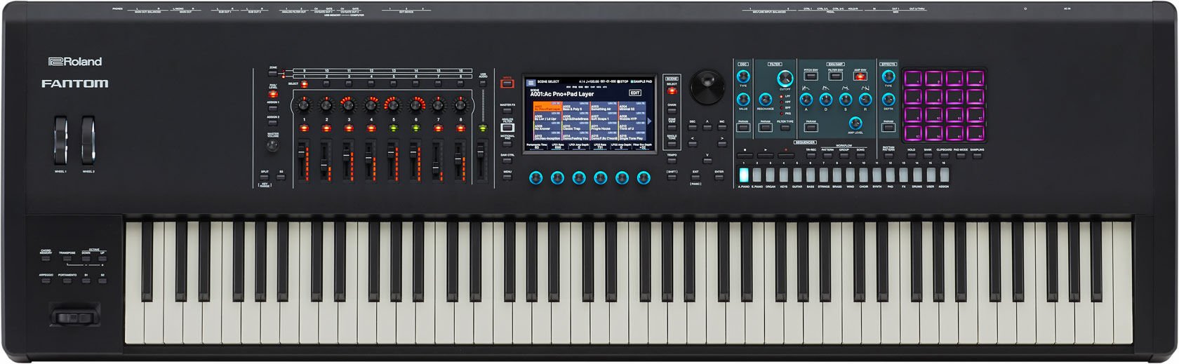 Roland FANTOM-8 Workstation Performans Klavyesi