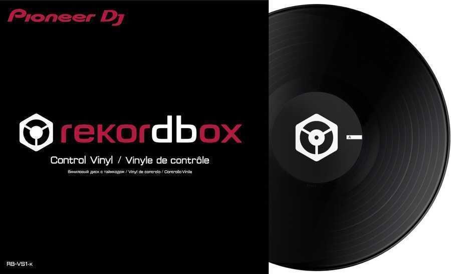 Pioneer DJ RB-VS1-K Rekordbox Tek Control Vinyl-Timecode Plak