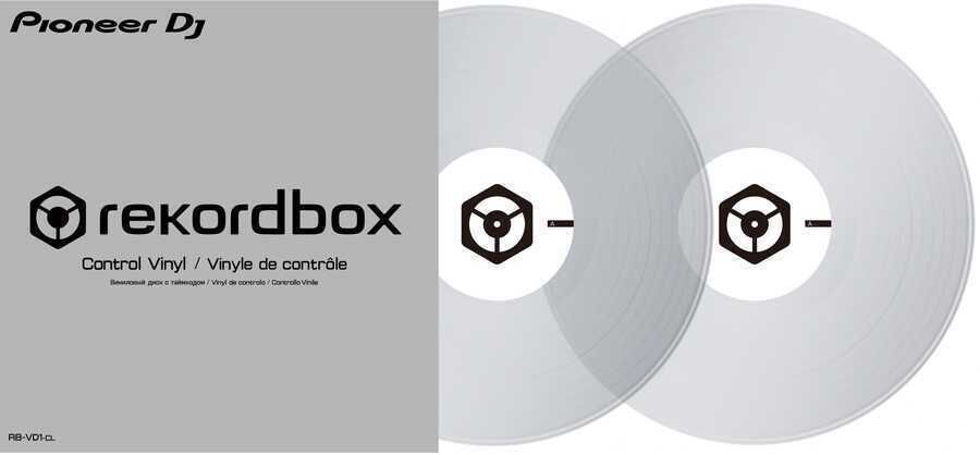 Pioneer DJ RB-VD1-CL 2 Control Vinyl-Plak (Şeffaf)