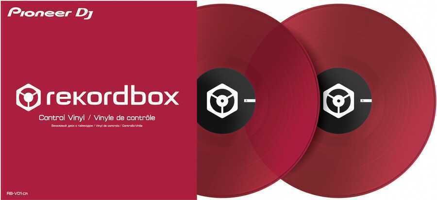 Pioneer DJ RB-VD1-CR 2 Control Vinyl-Plak (Açık Kırmızı)