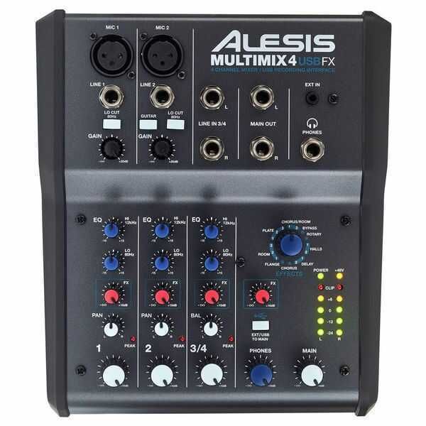 Alesis MultiMix 4 USBFX Mikser