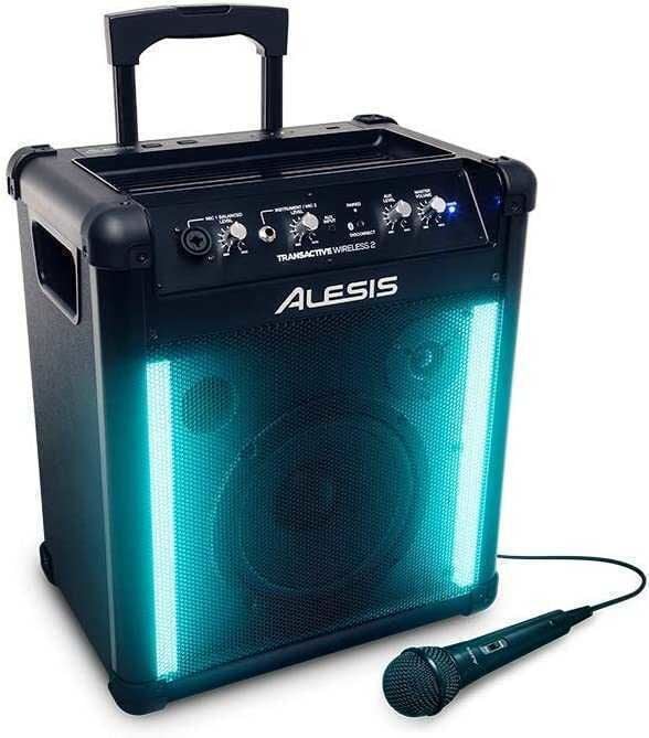 Alesis Transactive Wireless 2 Işıklı Taşınabilir Şarj Edilebilir Bluetooth Hoparlör