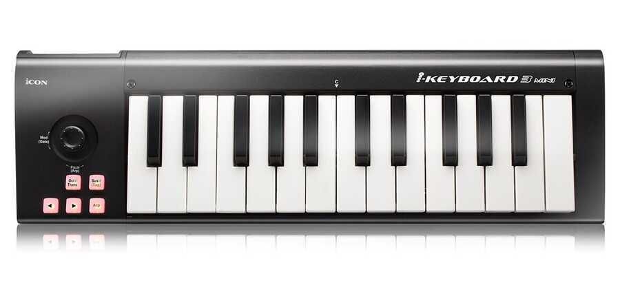 ICON iKeyboard 3 Mini 25 Mini Tuşlu Midi Klavye