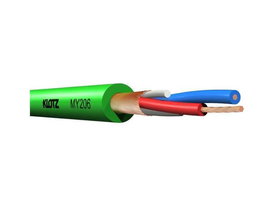 Klotz MY206GN 2x0,22mm² Mikrofon Kablosu (Yeşil)
