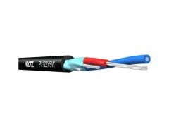 Klotz P0122YSW 2x0,22 mm² Dengeli 2 Çekirdekli Sinyal Kablosu (Siyah)