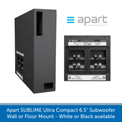 Apart SUBLIME-BL Slim-Wall Subwoofer