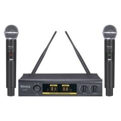 König K-402 2 EL 2-Kanal UHF Telsiz Mikrofon