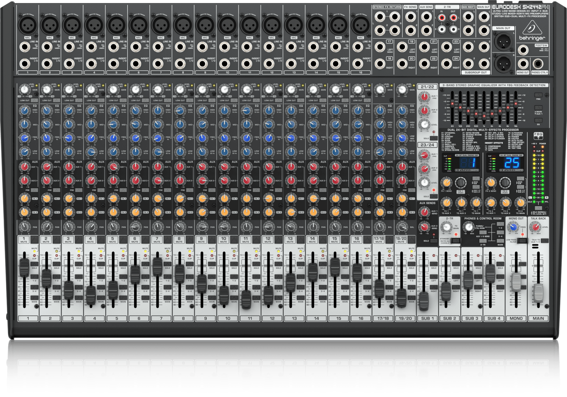 BEHRINGER SX2442FX 24 Kanal Efektli Mikser
