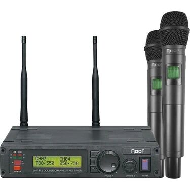 ROOF R-1200 UHF TELSİZ 2 EL MİKROFON