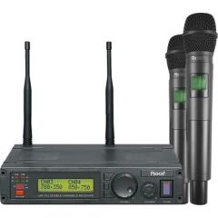 ROOF R-1200 UHF TELSİZ 2 EL MİKROFON