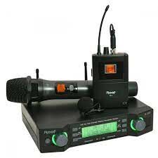 Roof R-203EY Kablosuz UHF Band EL+ Yaka Mikrofonu