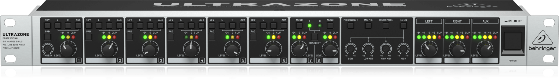 BEHRINGER ZMX8210 V2 Rackmount Zone Mikser