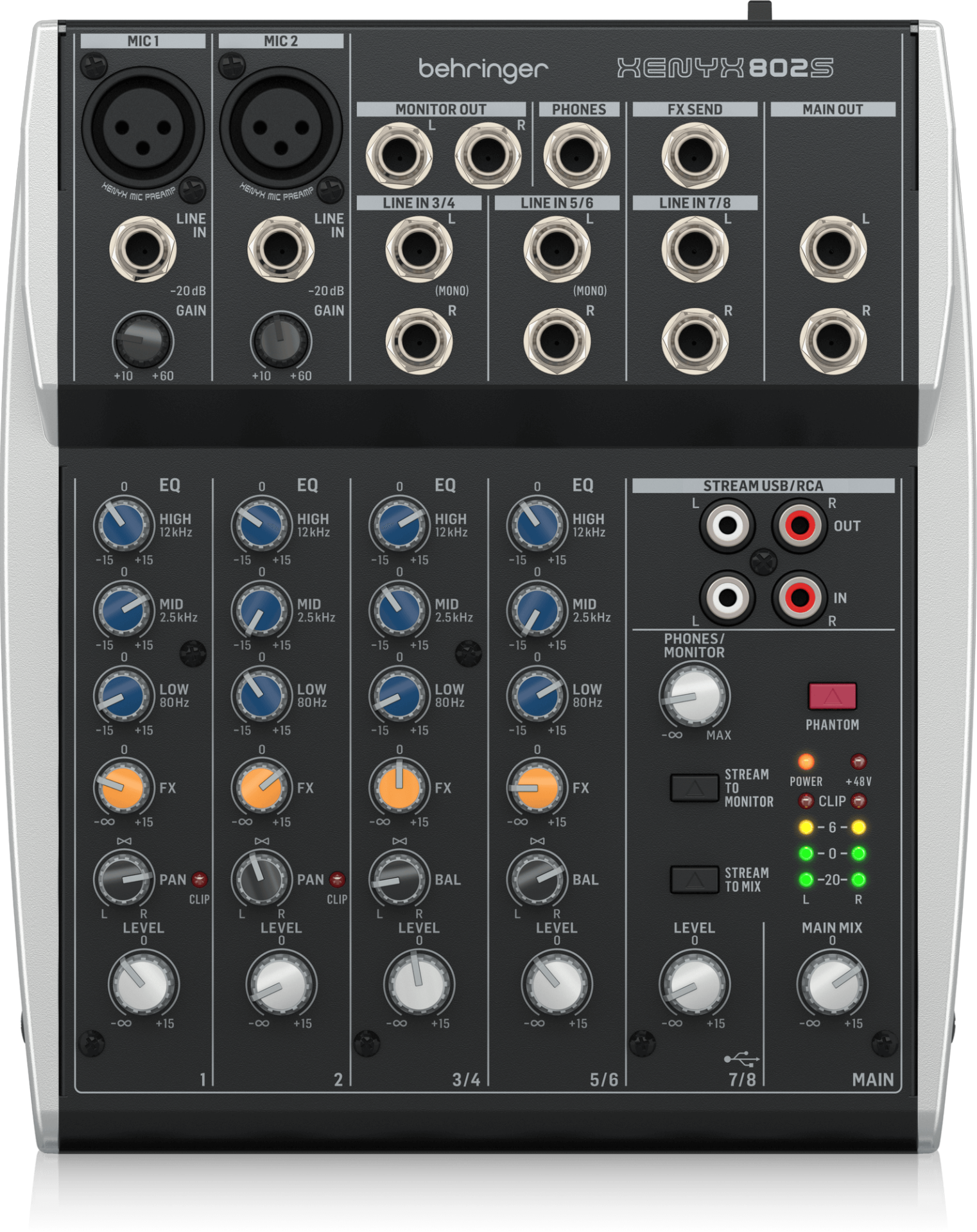 Behringer Xenyx 802S deck mikser