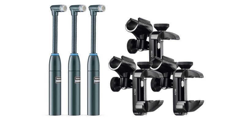 Shure Beta 98AMP/C 3PK 3'lü Minyatür Cardioid Davul Mikrofonu