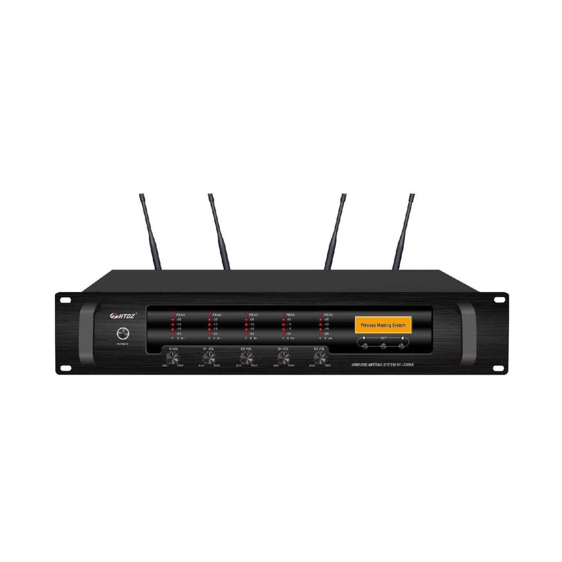 HTDZ HT-2288R UHF Band Dijital Kablosuz Konferans Sistemi Merkez Ünitesi