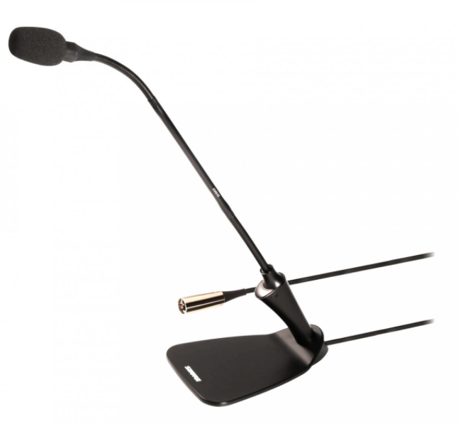 Shure CVG18DRS-B/C 18 ”(45,7 cm) Entegre Masaüstü Tabanlı Deveboynu Mikrofon