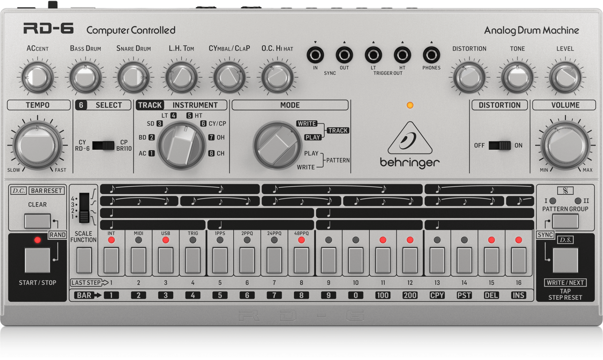 Behringer RD6-SR Analog Drum Machine