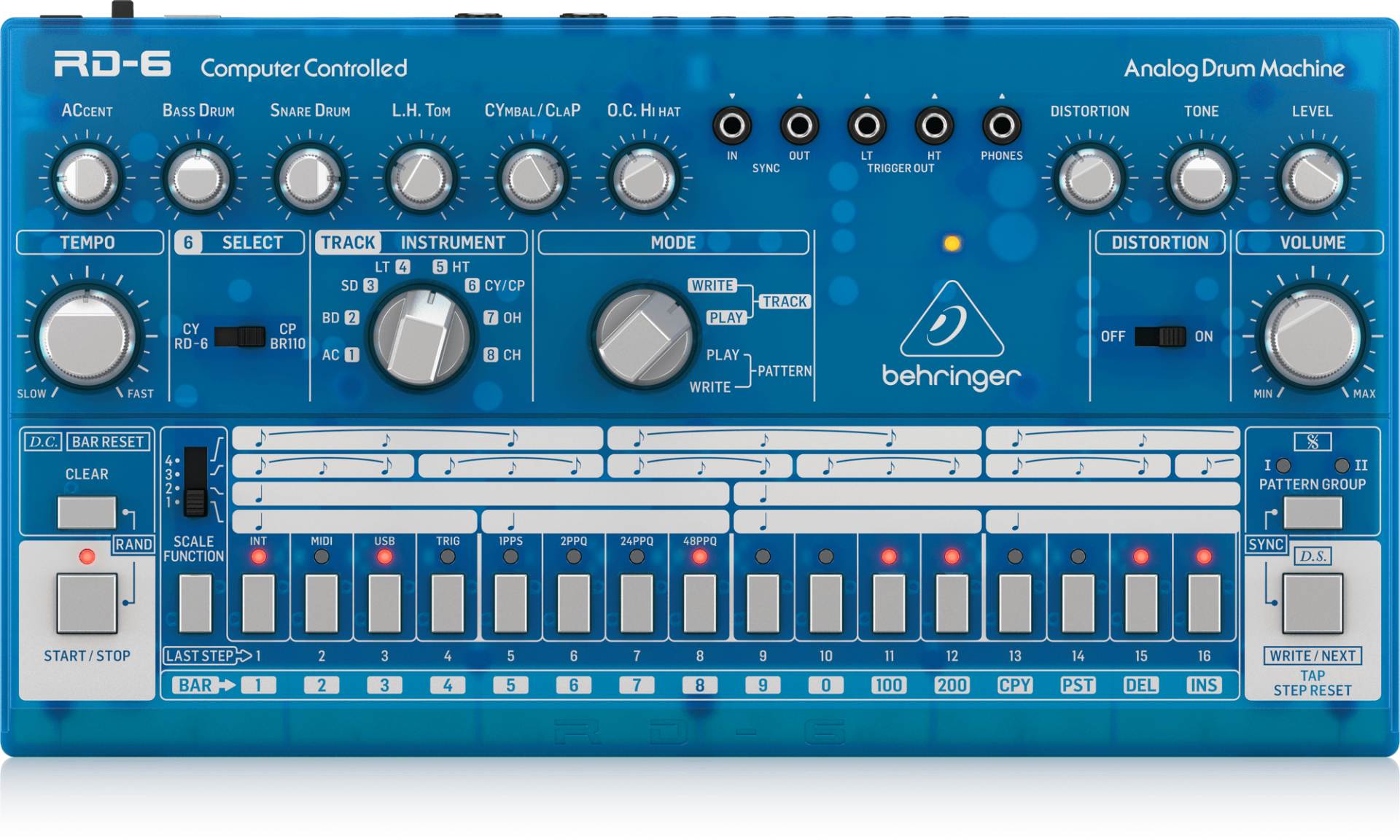 Behringer RD6-BU Analog Drum Machine
