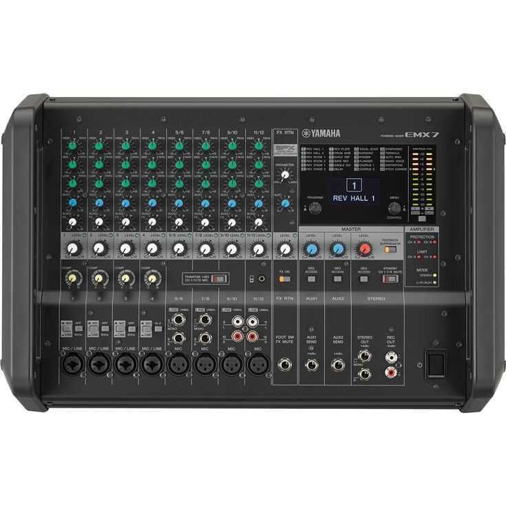 Yamaha EMX7 12 Kanal 1420 Watt Power Mikser